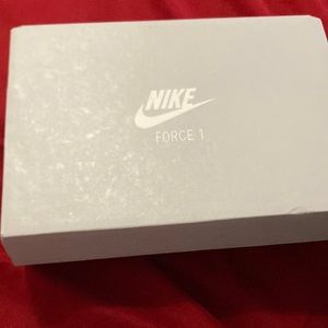 All white Brand New Air Force 1 Toddler sneakers